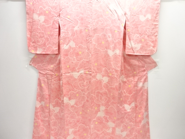 JAPANESE KIMONO / KOMON / SHIBORI STYLE FLOWER